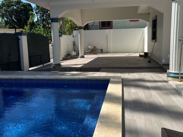 Casa amueblada en renta con piscina en El Doral, Puerto Plata