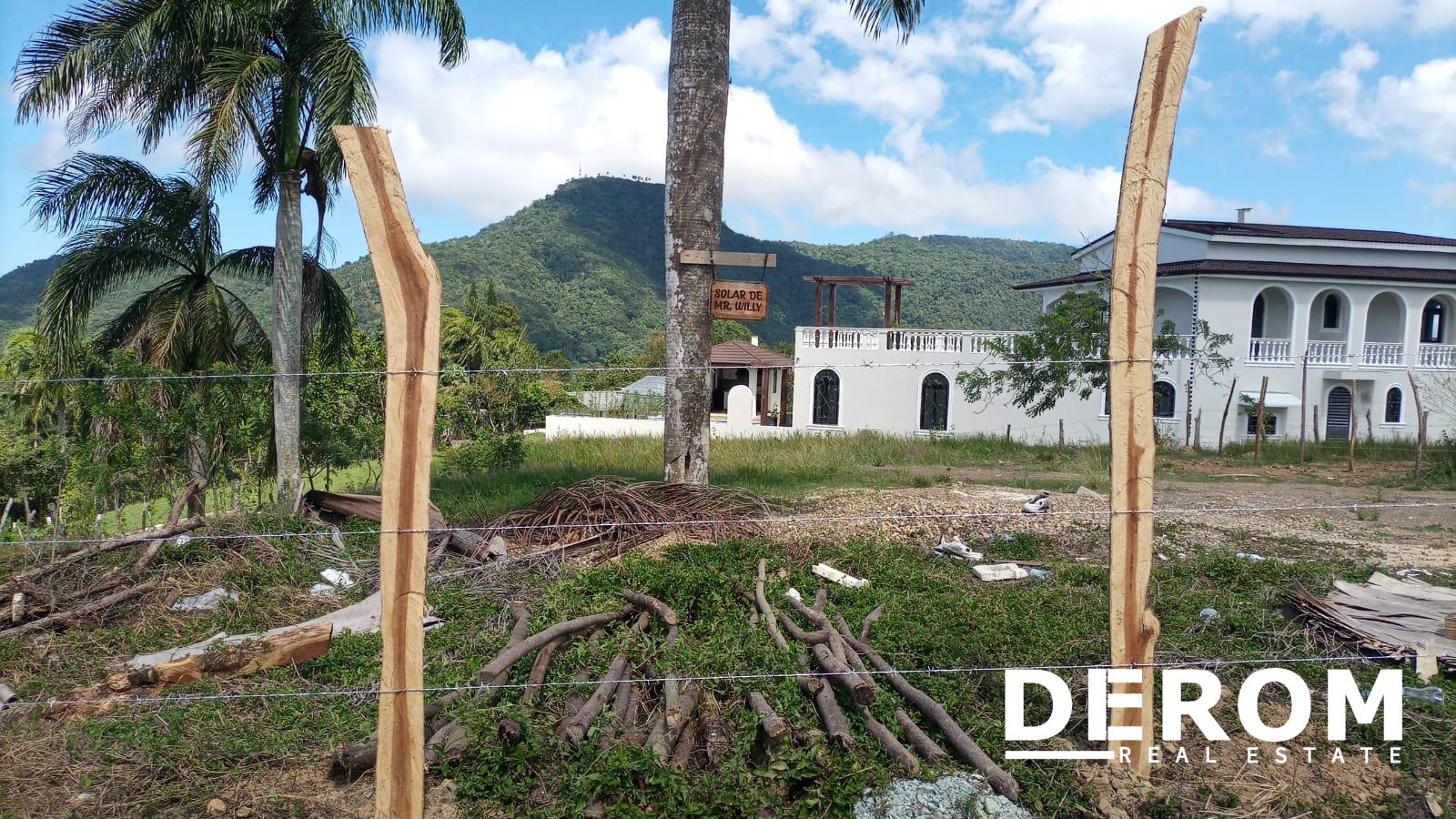 Solar en venta en El Cupey Puerto Plata con vista panorámica