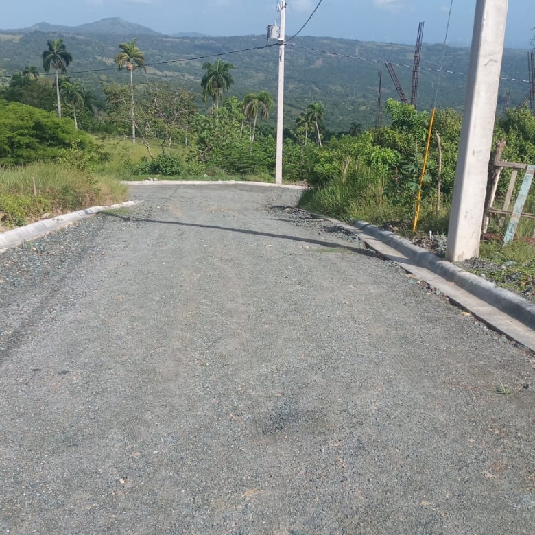 Solar en venta en El Cupey Puerto Plata con vista panorámica