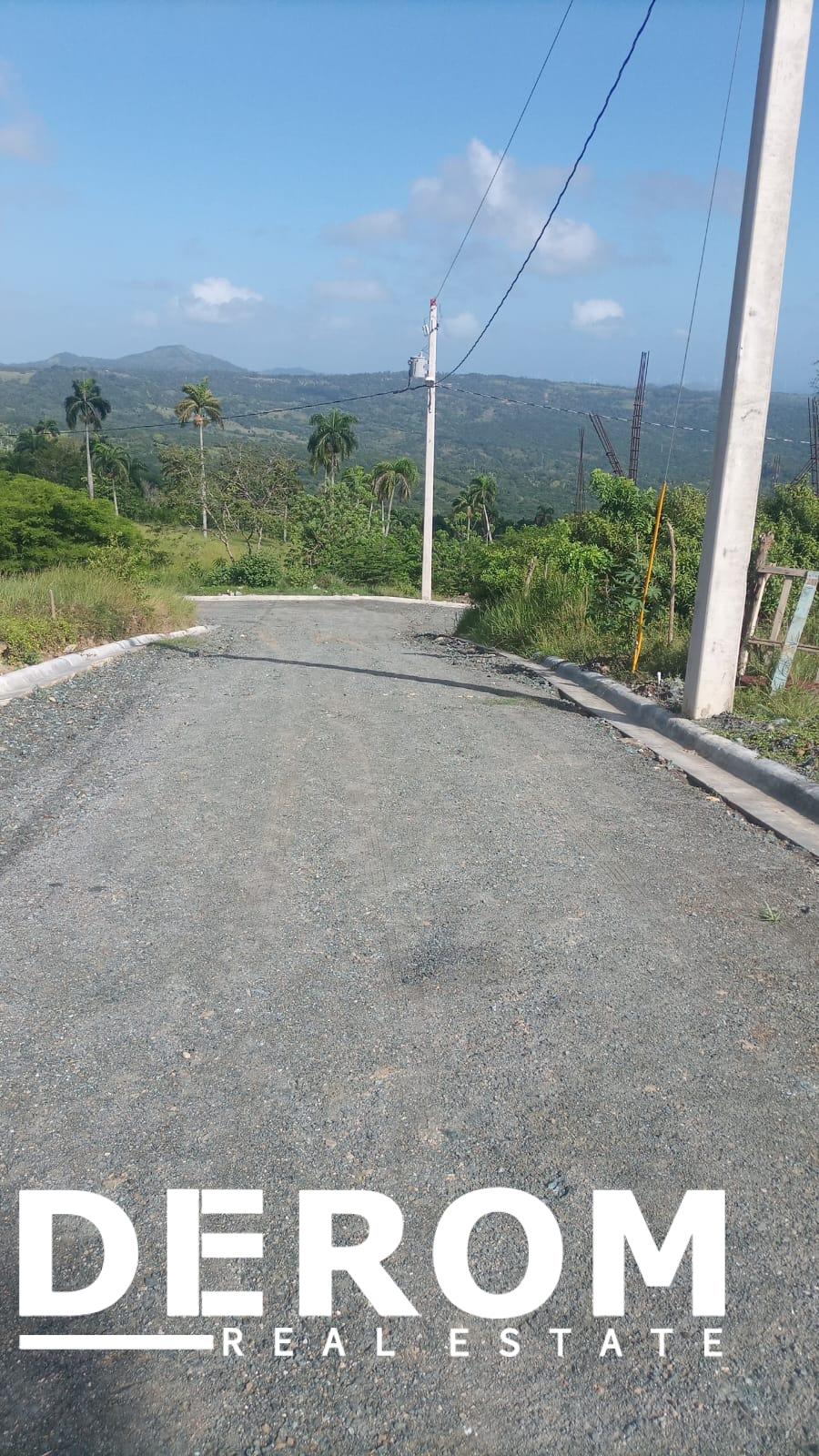 Solar en venta en El Cupey Puerto Plata con vista panorámica