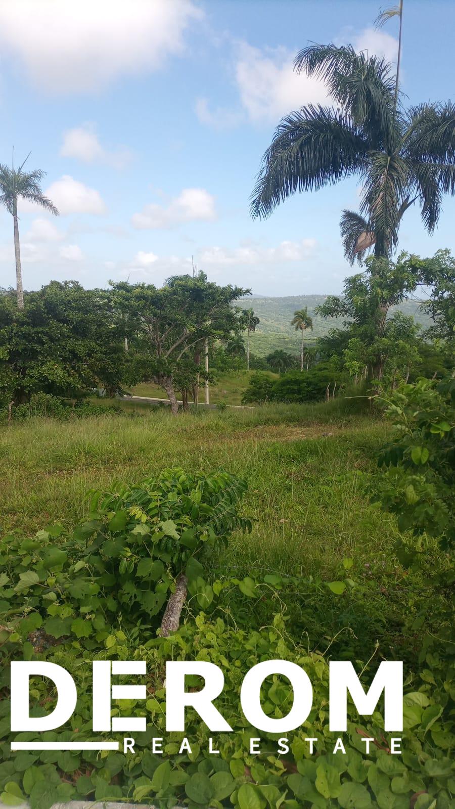 Solar en venta en El Cupey Puerto Plata con vista panorámica