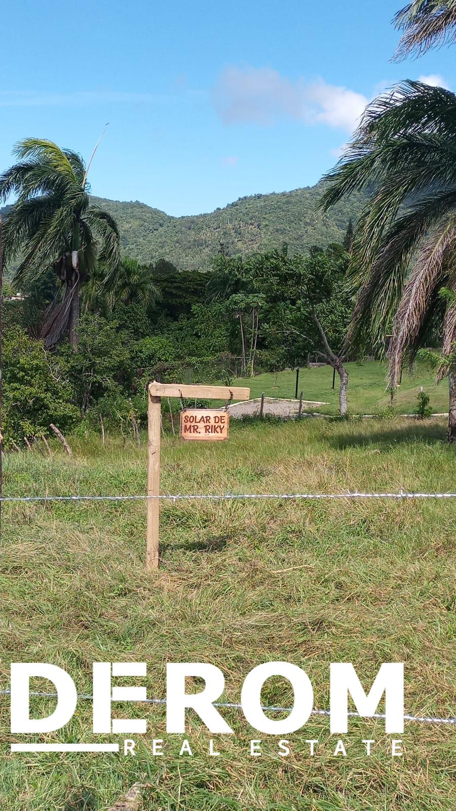 Solar en venta en El Cupey Puerto Plata con vista panorámica
