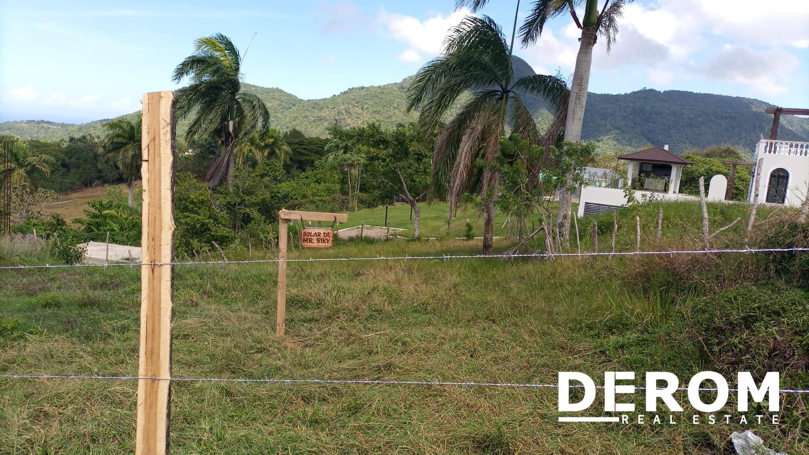 Solar en venta en El Cupey Puerto Plata con vista panorámica