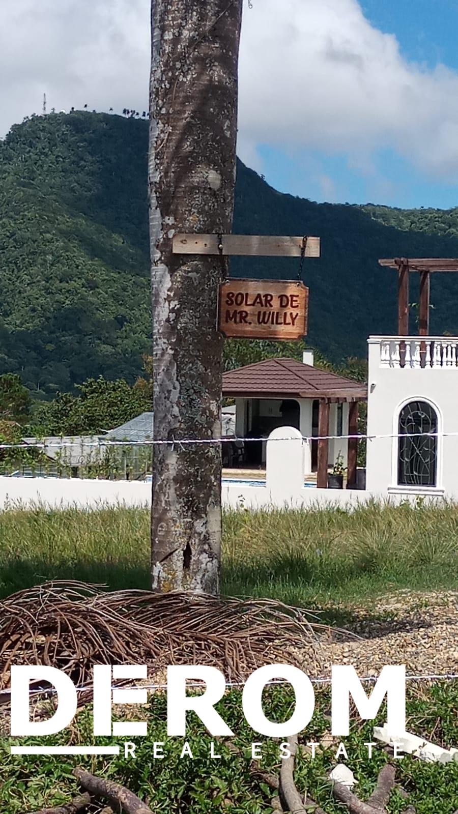 Solar en venta en El Cupey Puerto Plata con vista panorámica