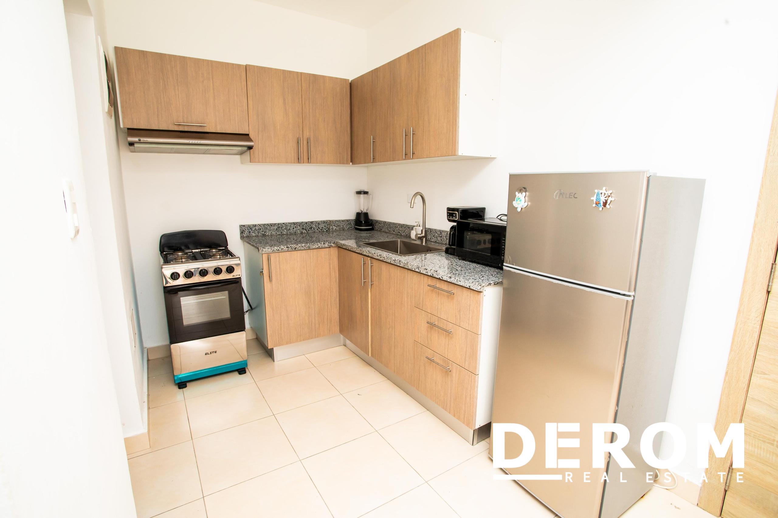 Apartamento amueblado con piscina en Puerto Plata