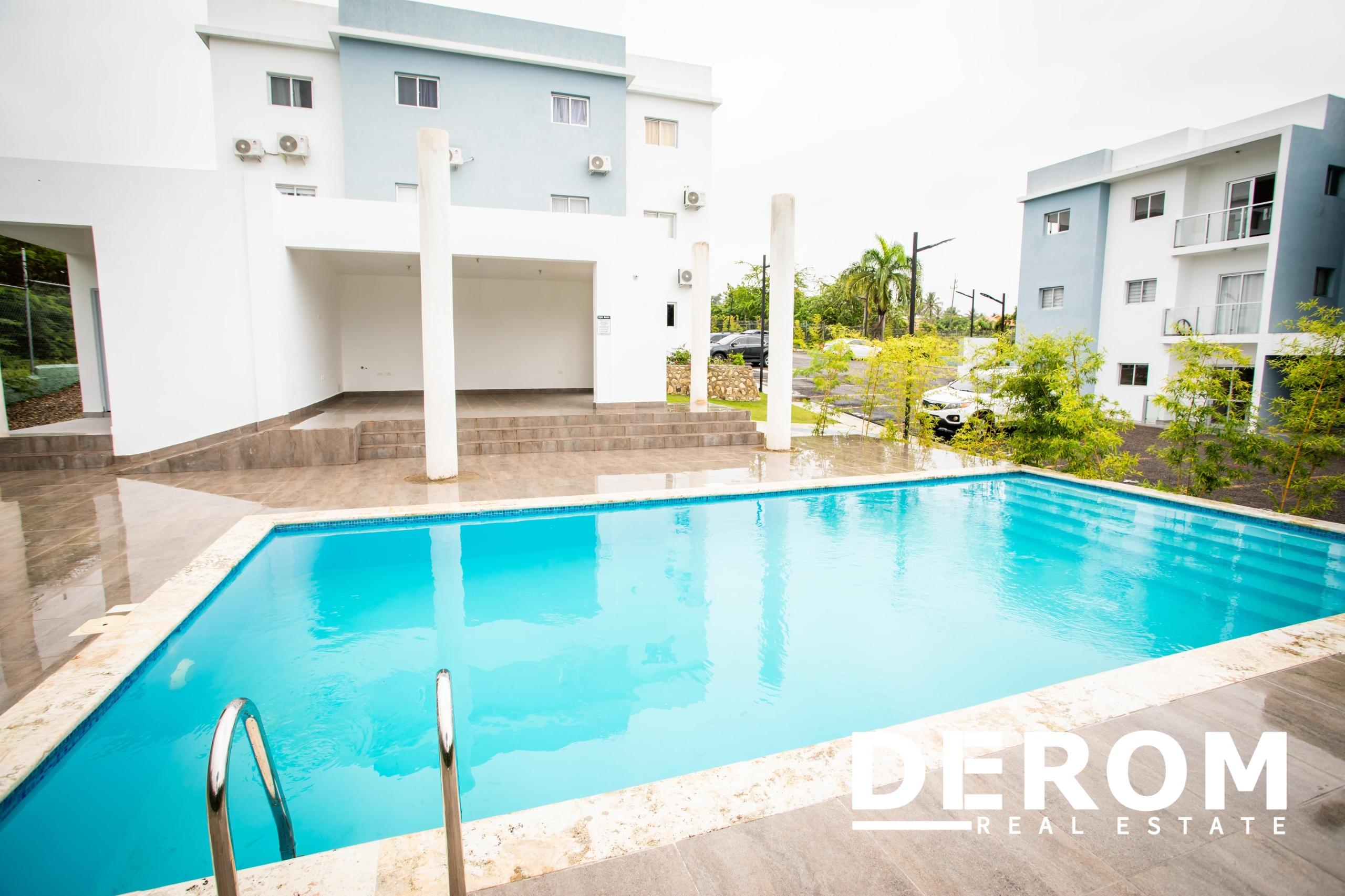 Apartamento amueblado con piscina en Puerto Plata