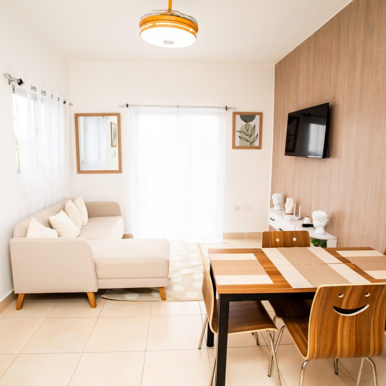 Apartamento amueblado con piscina en Puerto Plata
