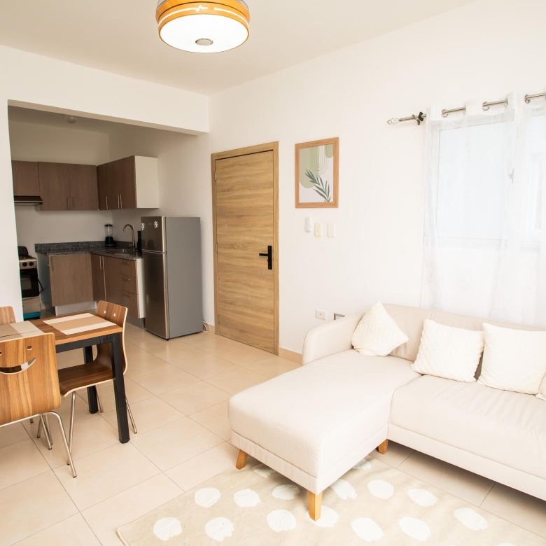 Apartamento amueblado con piscina en Puerto Plata