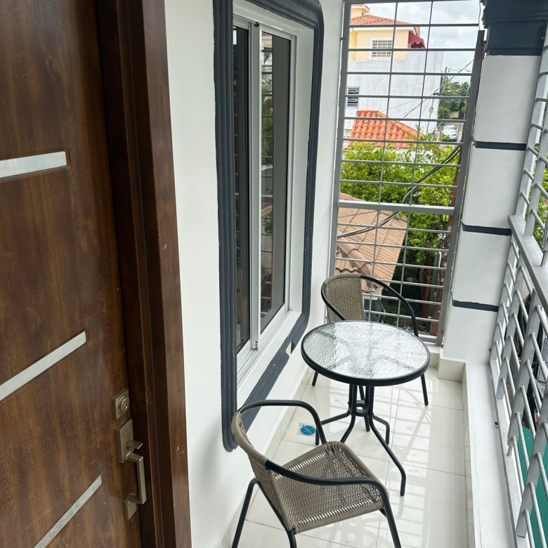 Apartamento en renta en Puerto Plata con balcón privado
