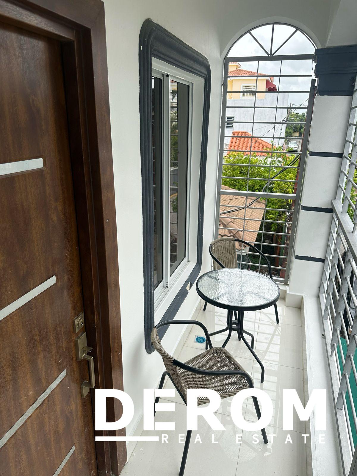 Apartamento en renta en Puerto Plata con balcón privado