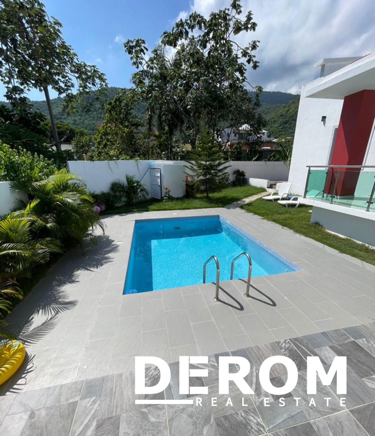 Casa sin muebles en renta con piscina en Torrealta Puerto Plata
